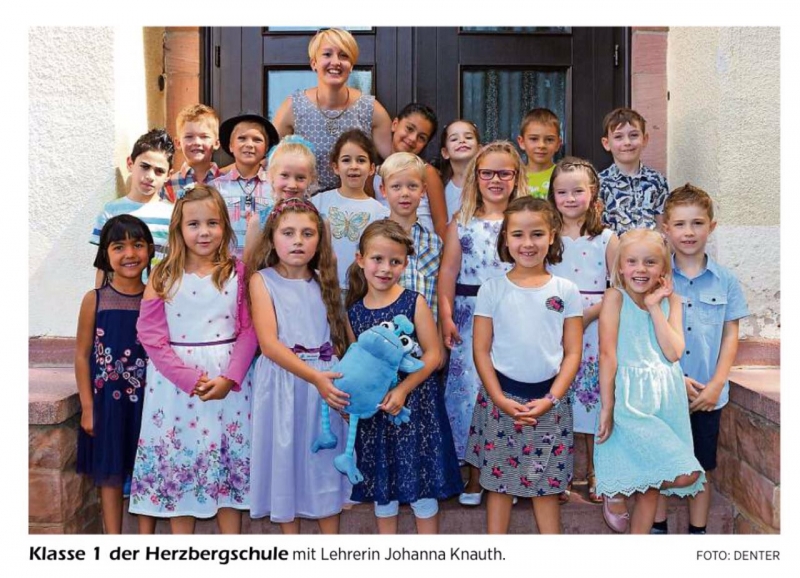 Klassenfoto 1 Einschulung