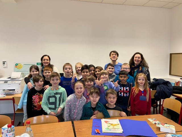 Fug und Janina an der Herzbergschule